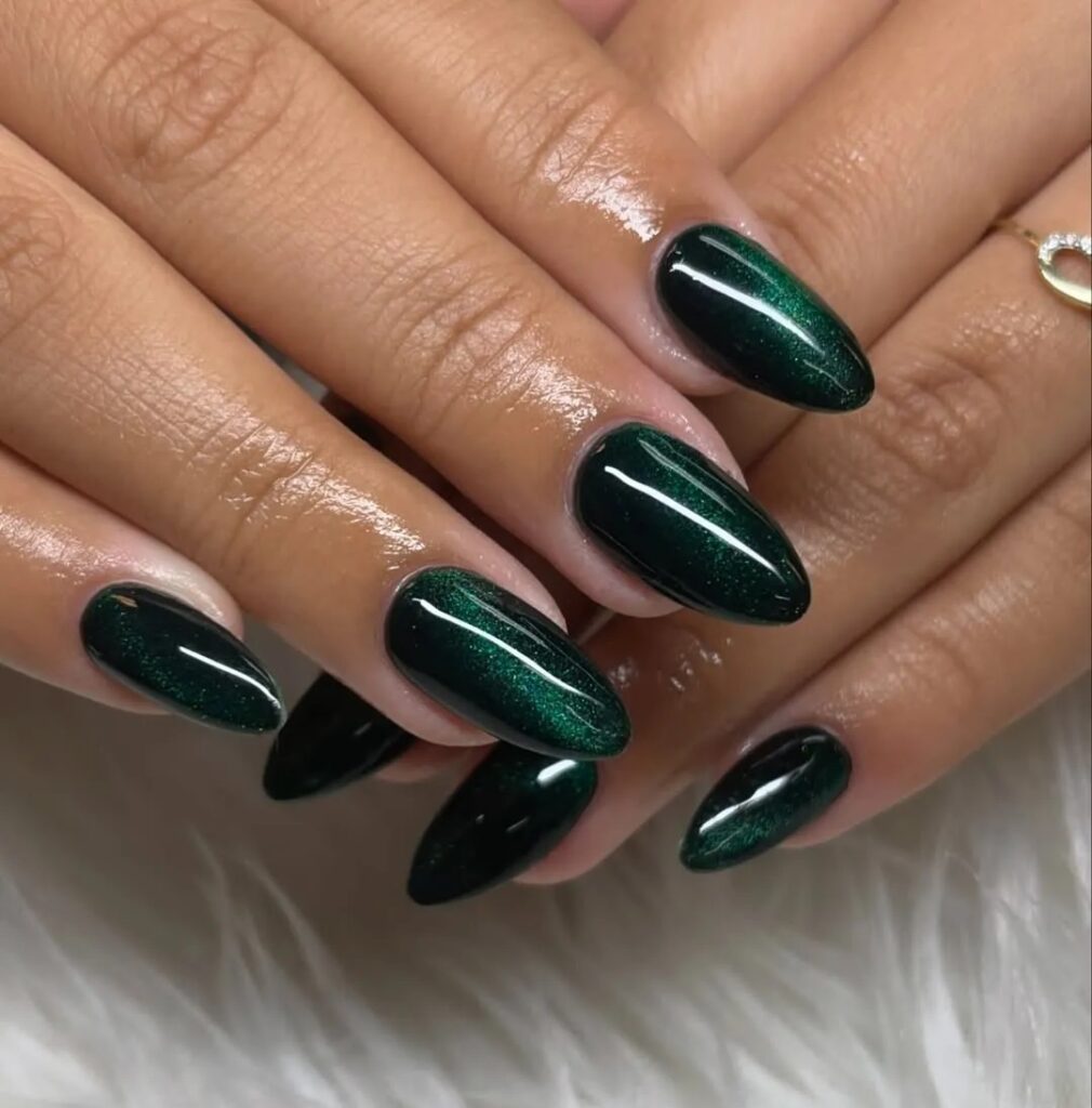 Emerald Green nails