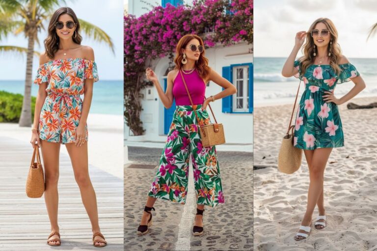 Tropical Y2K Outfits