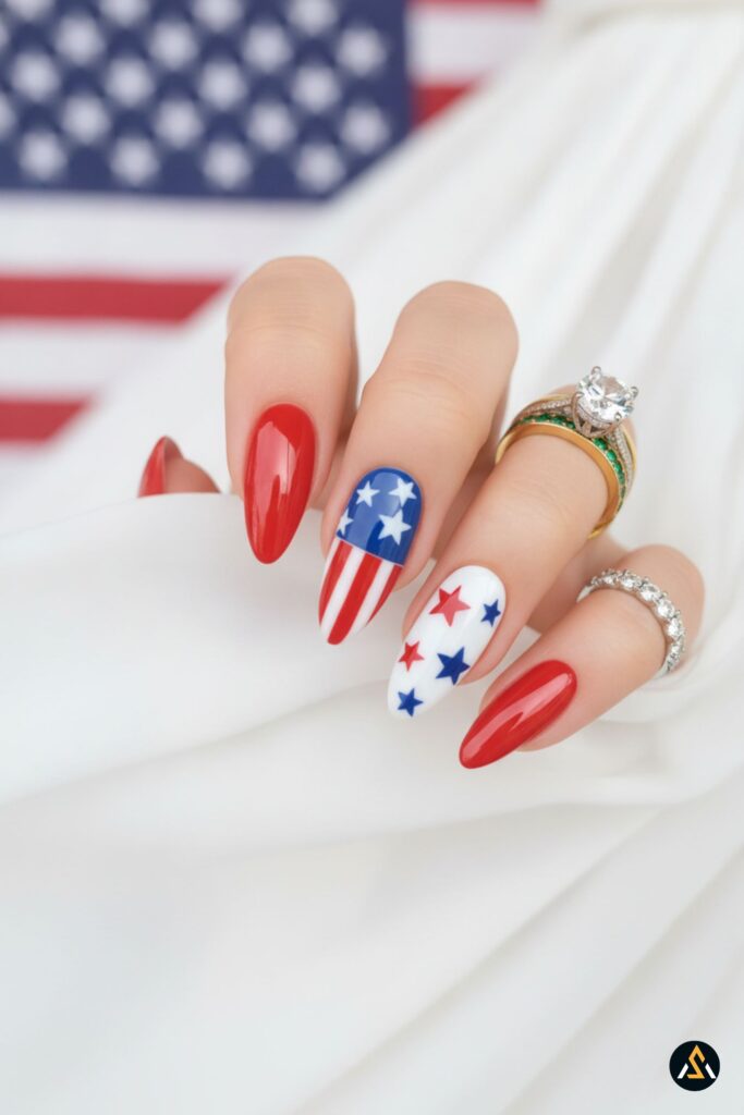 fourth of july nails