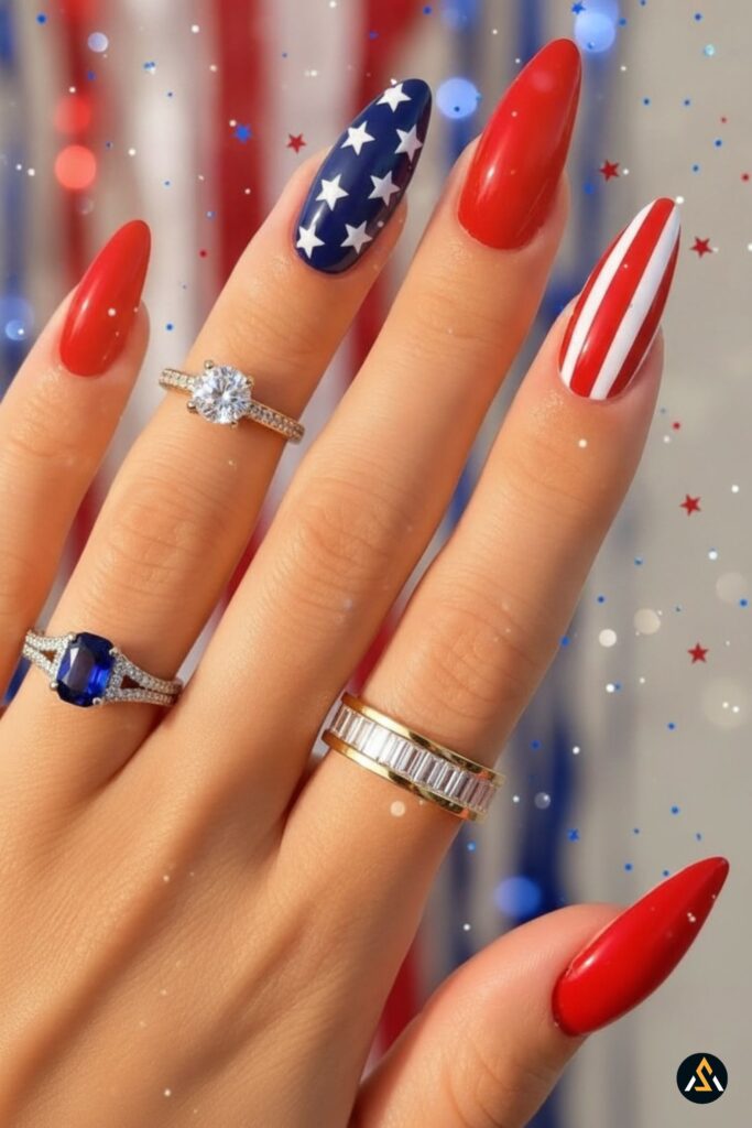 fourth of july nails